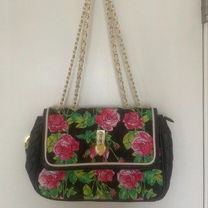 NWOT Betsey Johnson Quilted Hearts Bag